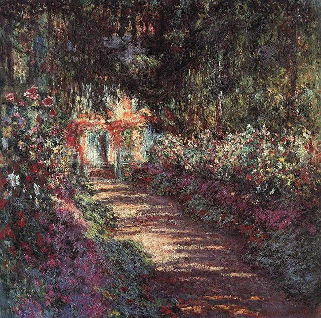 Claude Monet The Garden in Flower China oil painting art
